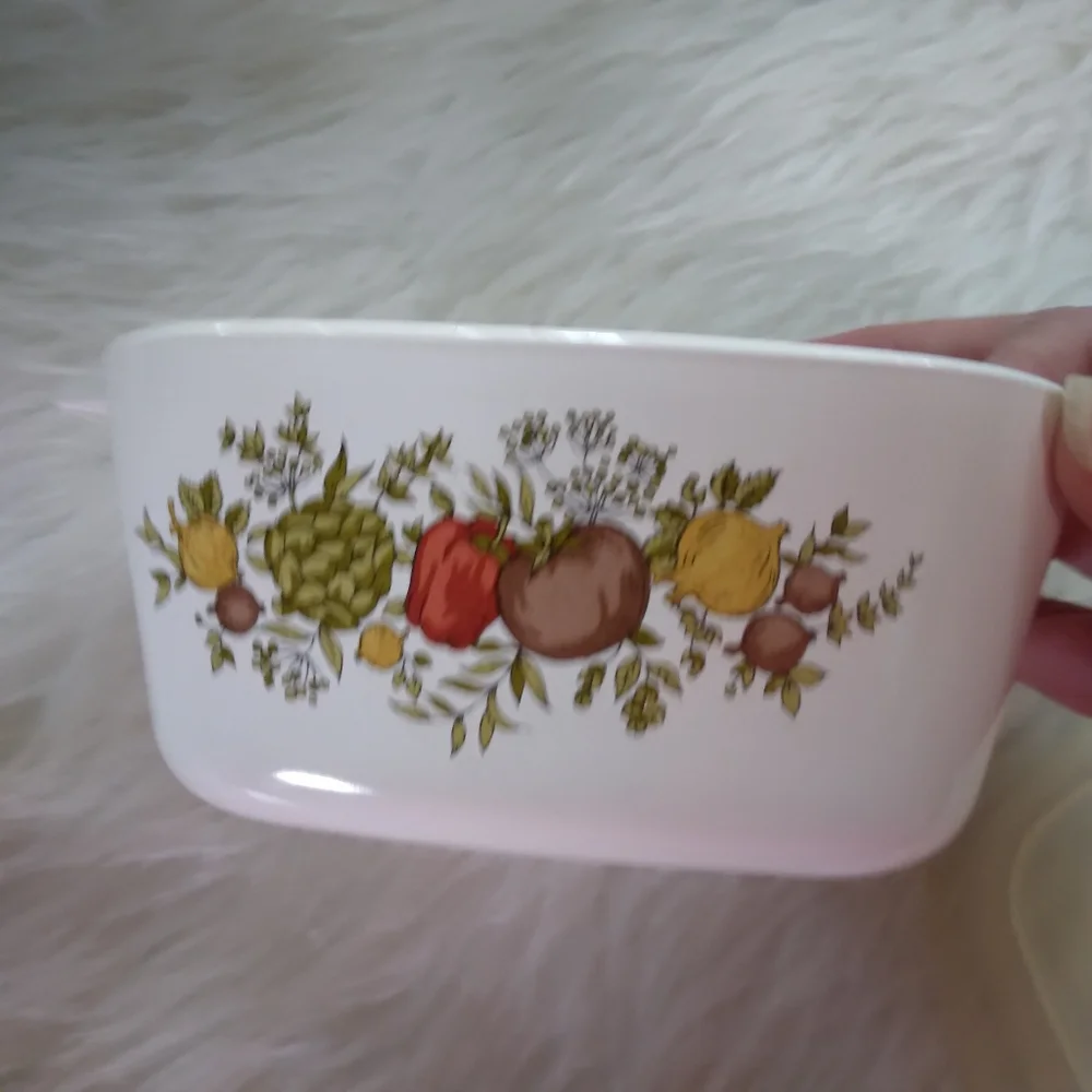 CORNINGWARE Spice Of Life 2 3/4 Cup Petite Casserole W/ Refrigerator Lid P-43-B